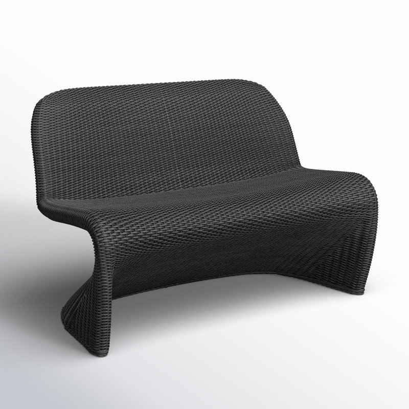 Daughtery Upholstered Bench, Vintage Coal