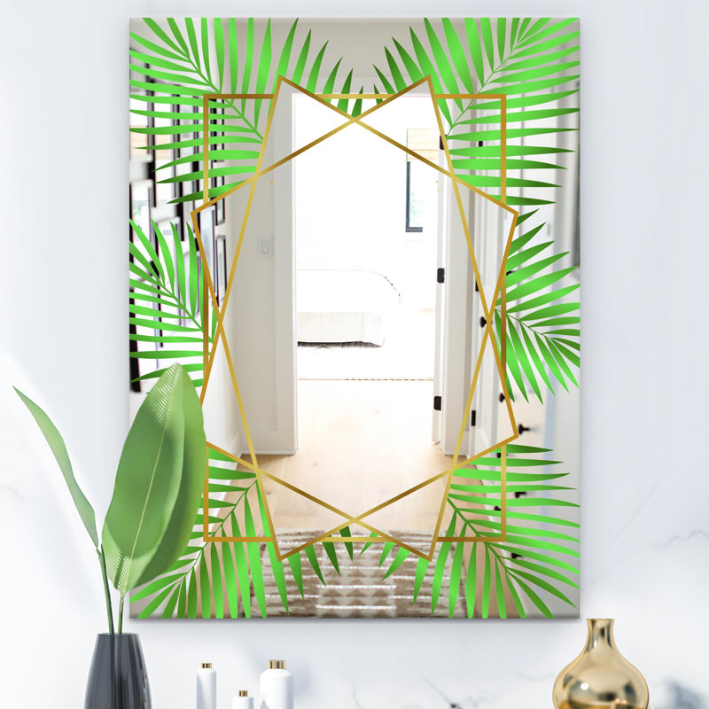Miroir d'appoint efflorescent Glam, H 39,4 po x l 29,5 po
