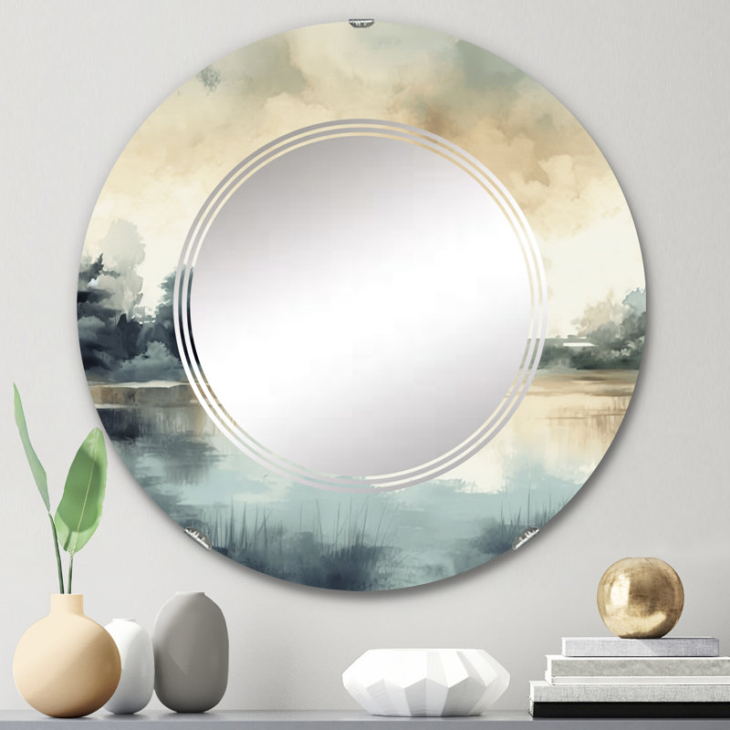 Miroir mural Gerwalt, 24 po x 24 po