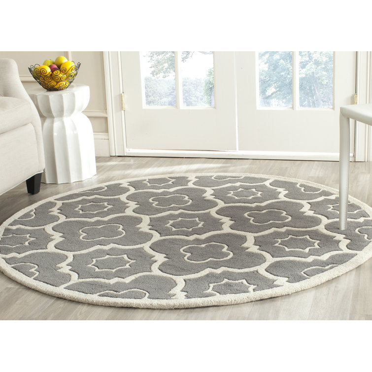 Carolene Hand Tufted Wool Geometric Rug