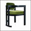 Ensemble de chaises de salle à manger d'intérieur en bois, vert et noir, durable et élégant pour les décors modernes et traditionnels