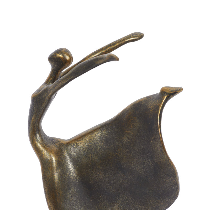 Sculpture en laiton Polystone Dancer