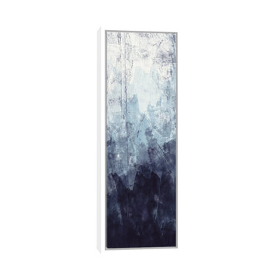 Blue Flow I by Alicia Vidal - Panoramic Painting on Canvas