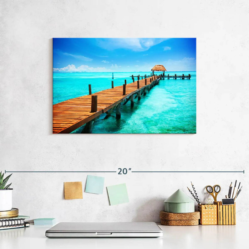 Heavenly Isla Mujeres Dock, H 8 po x l 12 po