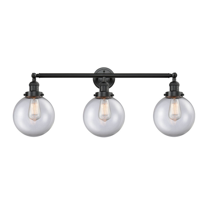 Lorri 3 - Light Vanity Light, Incandescent, Clear, Oil Rubbed Bronze