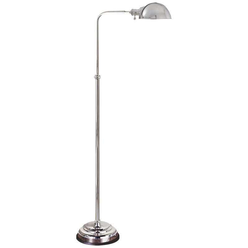 Chapman & Myers Apothecary Floor Lamp, Polished Nickel
