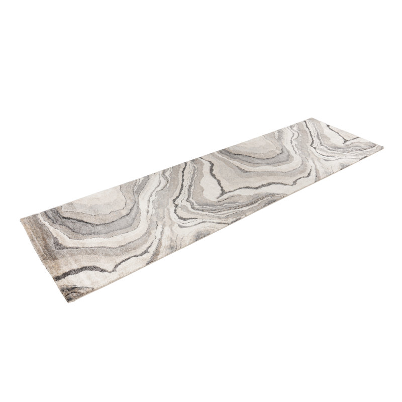Dashawn Abstract Area Rug, Runners 80 x 300 cm