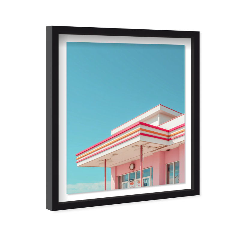 Linear Symmetry II Print by Oliver Gal, 21.5"H x 25.5"W, Black Shadowbox