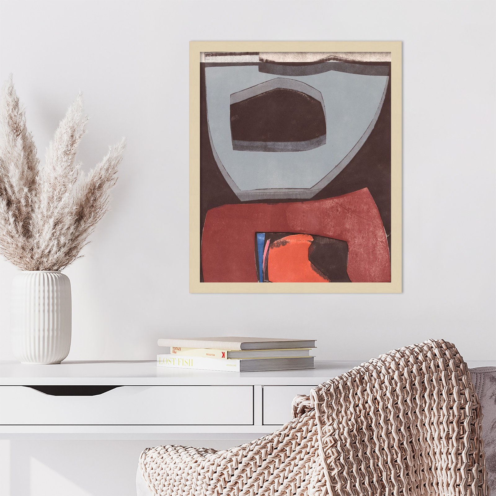 Solano "Istanbul 12" Print by Rob Delamater, Brown, 21" H x 18" W