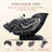 4D Full Body Massage Chair Zero Gravity With Auto Leg Extension App Control SL Track Shiatsu  Heated Recliner Black