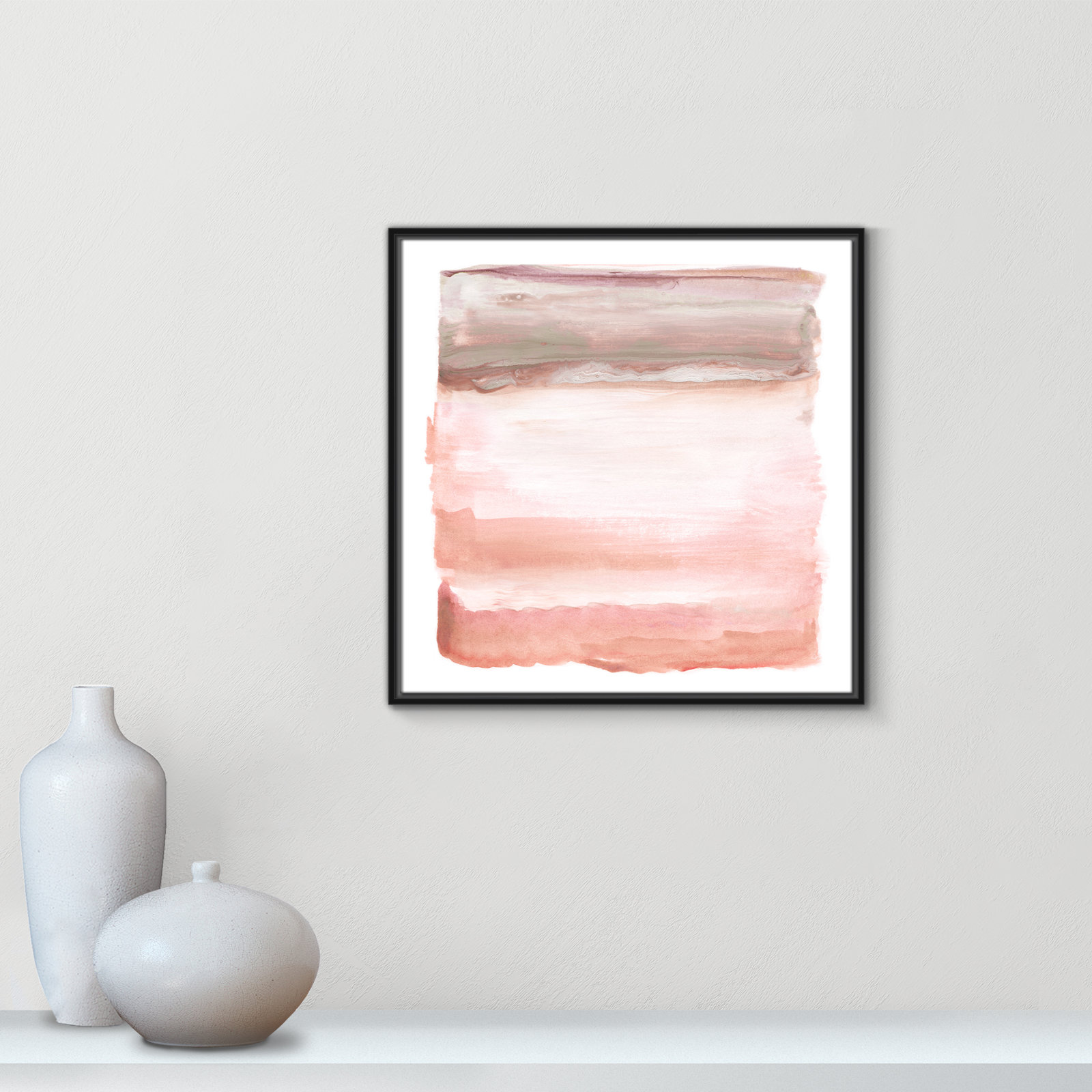 Lakeland "Boho Sky I" Print by Nan, 25.5" H x 25.5" W x 2" D, Black