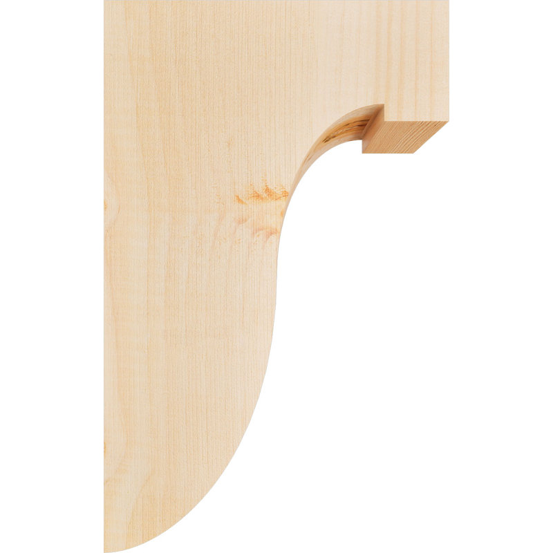 Del Monte Corbel, H 12 po x l 3,5 po x P 8 po, Sapin de Douglas, Lisse
