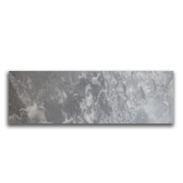 Bardiglio 4" x 12" Marble Grid Mosaic Wall & Floor Tile