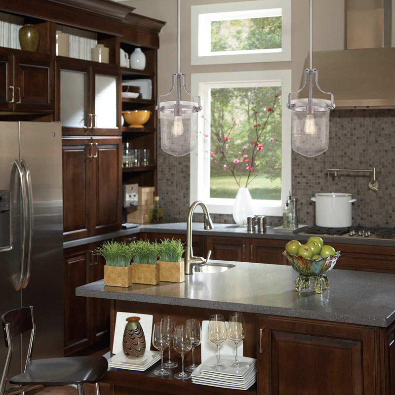 Weatherhill 3 - Light Urn Pendant, Brushed Nickel