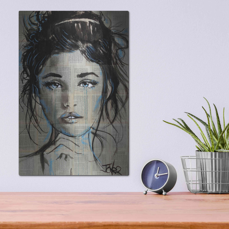 «Baby Blue» par Loui Jover, H 16 po x l 12 po