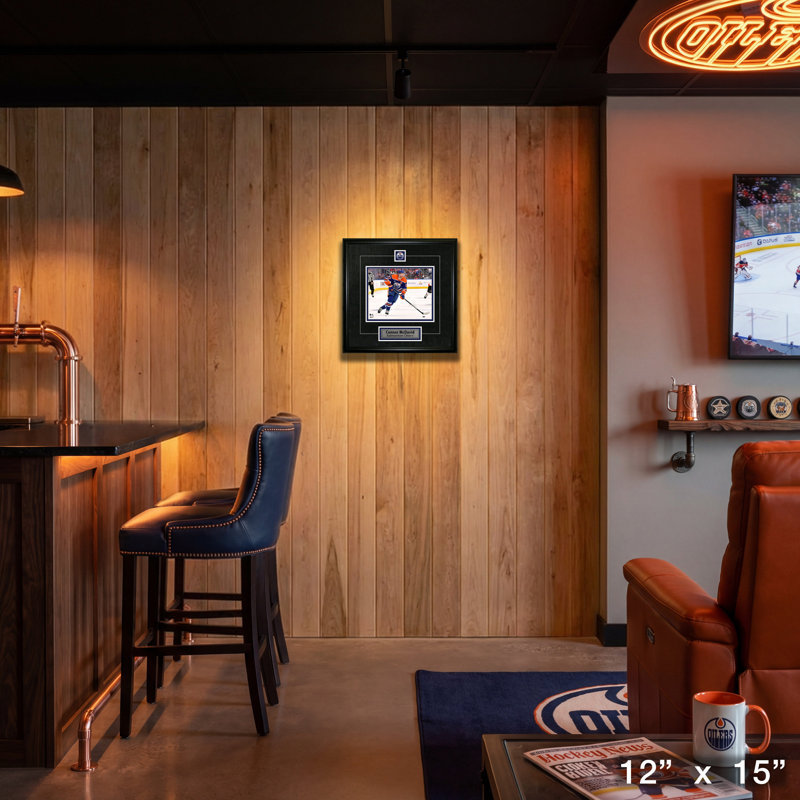 Connor McDavid, cadre et plaque Edmonton Oilers