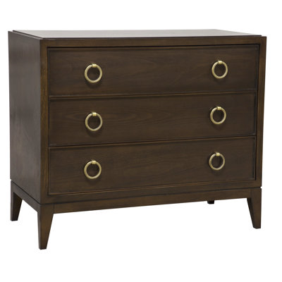 McKinney 3 - Drawer Solid Wood Nightstand