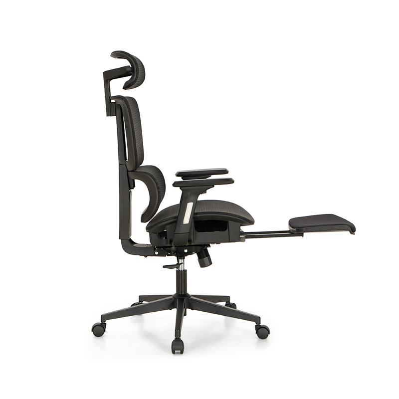 Office Chair with Headrest, With Footrest