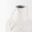 Grand vase Donzel blanc avec taches noires
