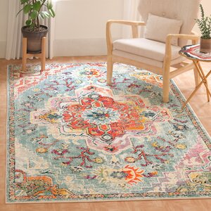 Haneul Performance Oriental Rug 5x5 Square 