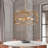 Parmer 4 - Light 15.5'' W Unique / Statement Geometric Dining Room Chandelier