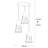Industrial Chandelier, Black Metal Body, 15.7 in Diameter x 48.8 in Height | Adjustable Height, 3 x E27 Sockets (Max 40W) | Modern Plain Design for Dining Room & Living Room | IP20 Rated, Stylish & Functional Lighting