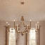 Lustre 8 lumières en laiton chaud Savoy House Preserve-2105563314