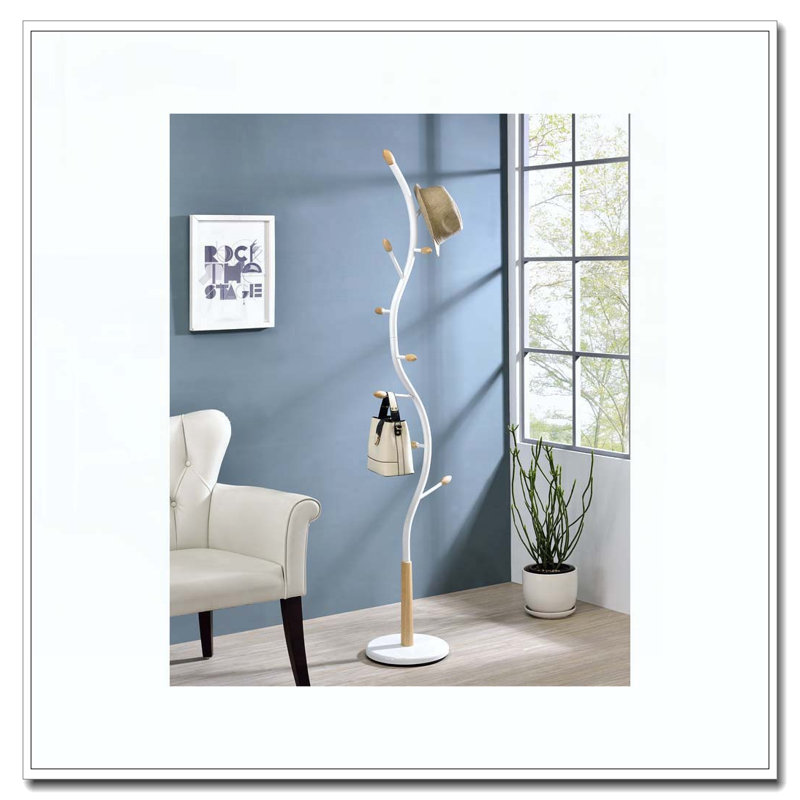 Portemanteau en métal, Blanc