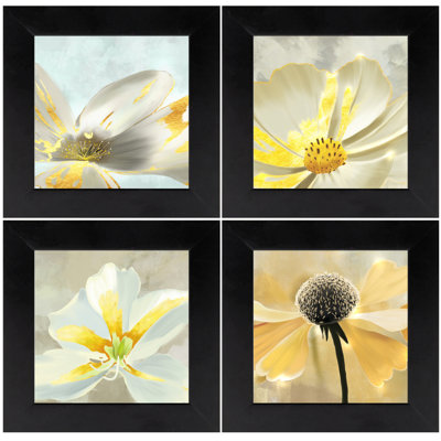 Cuomhouse Wood Gallery Picture Frames Set（set of 4）
