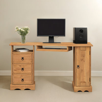 Bridewell Solid Wood Solid Wood Computer Desk