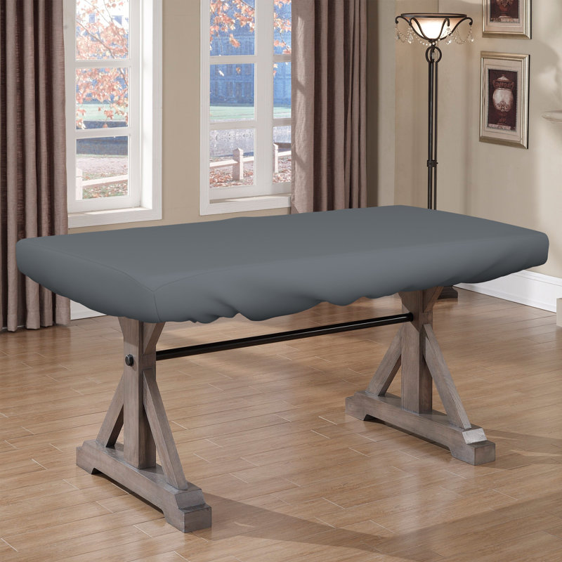 Housse de table de poker polyvalente pour l'intérieur et l'extérieur, gris, L 44 po x l 96 po