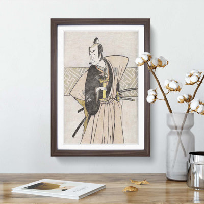 Samurai Ichikawa Omezo by Katsukawa Shunko - Picture Frame Painting Print