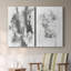Graphite abstrait III - Toile tendue avec châssis de qualité supérieure - Prêt à être accroché-108966291