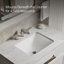 Caxton™ Kohler Rectangle 20-1/4" Undermount Bathroom Sink with Overflow-20293407