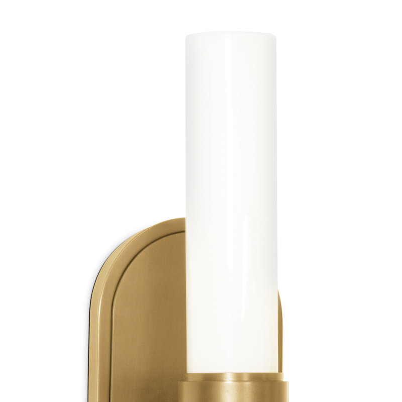 Dixon 1 - Light Armed Sconce, Natural Brass