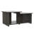 Wema Coffee Table with Split-Level Design, Open Storage Shelf, and Sleek Contemporary Structure-1242692710