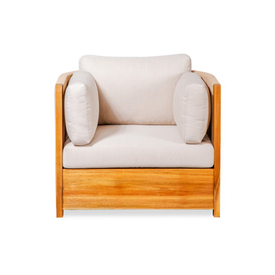 Layton Acacia Outdoor Lounge Chair