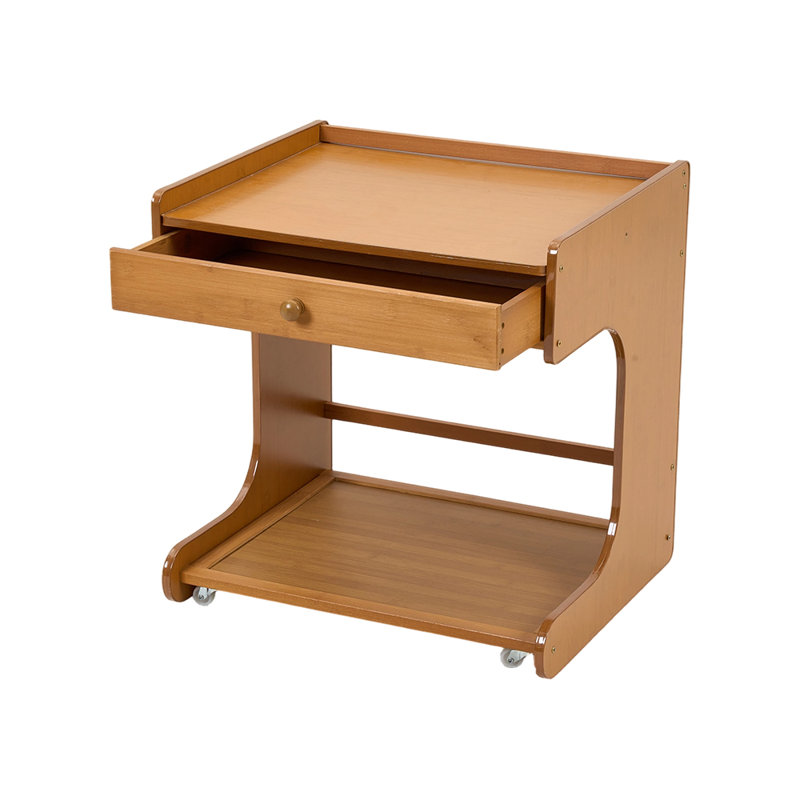 50cm W Bamboo / Rattan Bedside Table