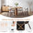 Upholstered Modern Solid Wood Dining Chairs With Ergonomic Curved Backrest, Cotton & Linen Fabric Kitchen Side Chairs(set Of 2)-245058570-245058574