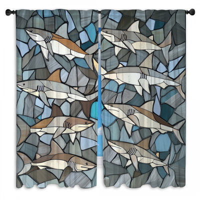 Rideaux obscurcissant et obscurcissant Sharks