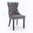 Velvet Dining Chair Tufted Dining Room Chair With Solid Wood Leg (set Of 6)-623924054