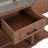 62.3'' Patio Kitchen Island Solid Wood Kitchen Cart With Stainless Table Top, Garden Potting Bench With Raised Shelf And Drawers, Grill Prep Table For Bbq, Party-129457793