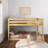 Lylee Twin Over Twin Solid Wood Standard Bunk Bed-911099275