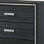 Commode double 6 tiroirs l 63 po