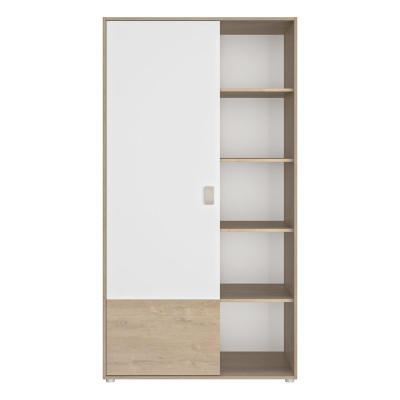SantaCruz 1 Door Manufactured Wood Wardrobe