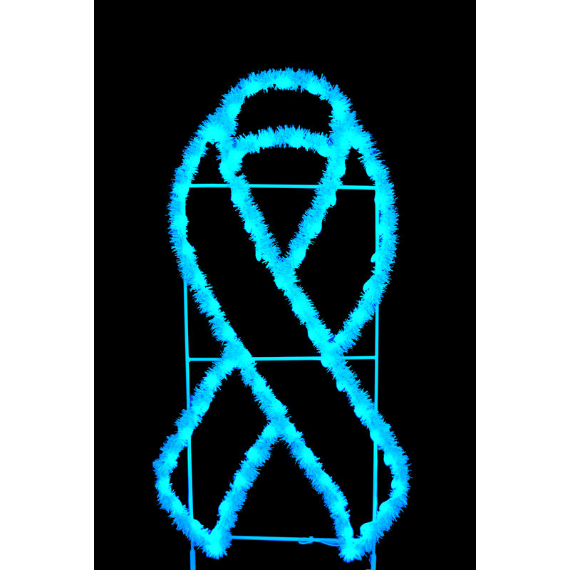 Enseigne lumineuse guirlande 36 po, Bleu sarcelle