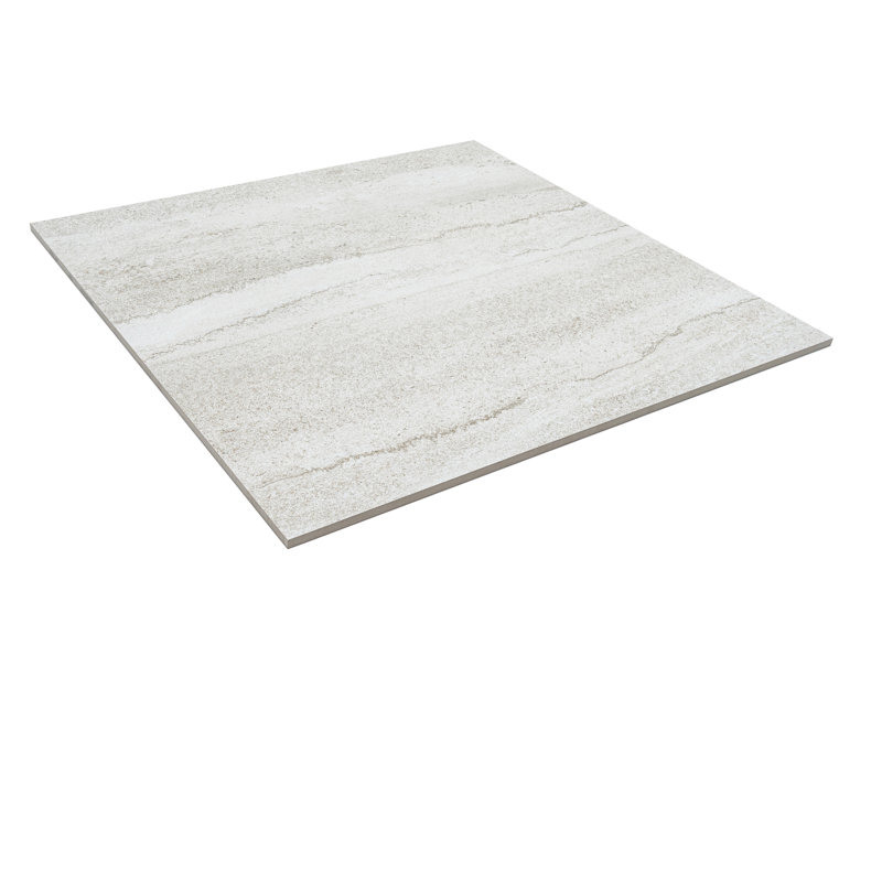 Arenza 24x24 Light Gray Porcelain Large Format Stone Look Wall and Floor Tile (11.63 sq ft/case) - 3 Pack
