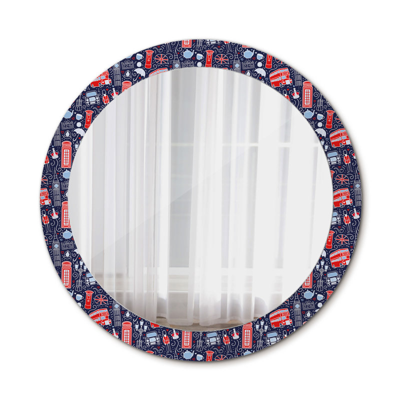 Huldar Glass Flat Wall Mirror
