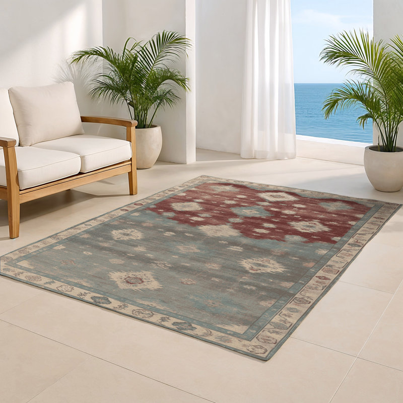 Tapis gris intérieur et extérieur surteint, Rectangulaire 2 pi x 3 pi