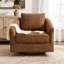 Fauteuil d'appoint pivotant en chenille Conway-1069960991